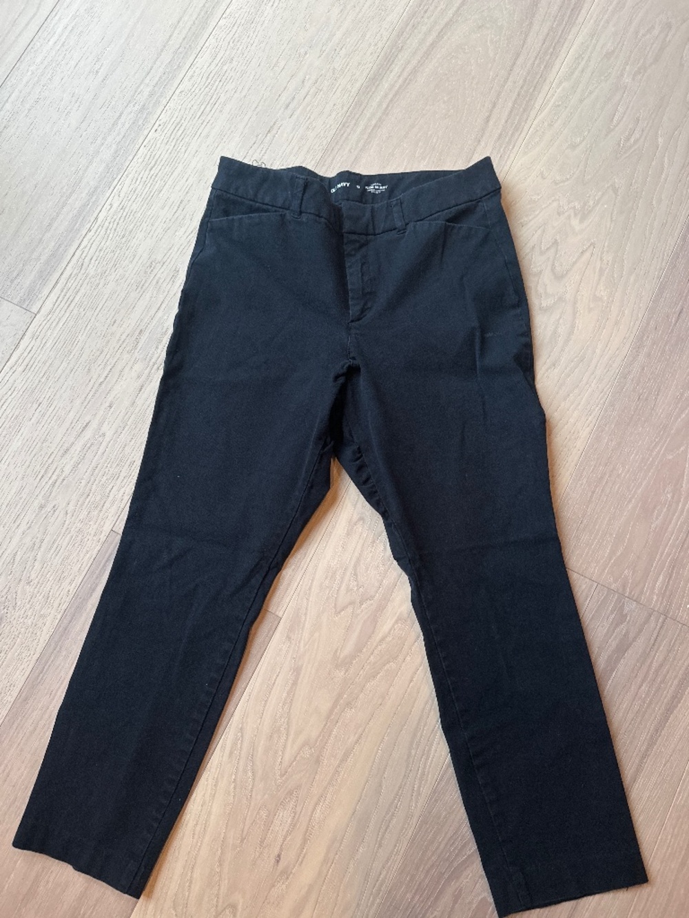 Old Navy Pixie Skinny Black & Brown Crop Pant